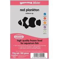Gamma Frozen Food blister packs Red Plankton 100g
